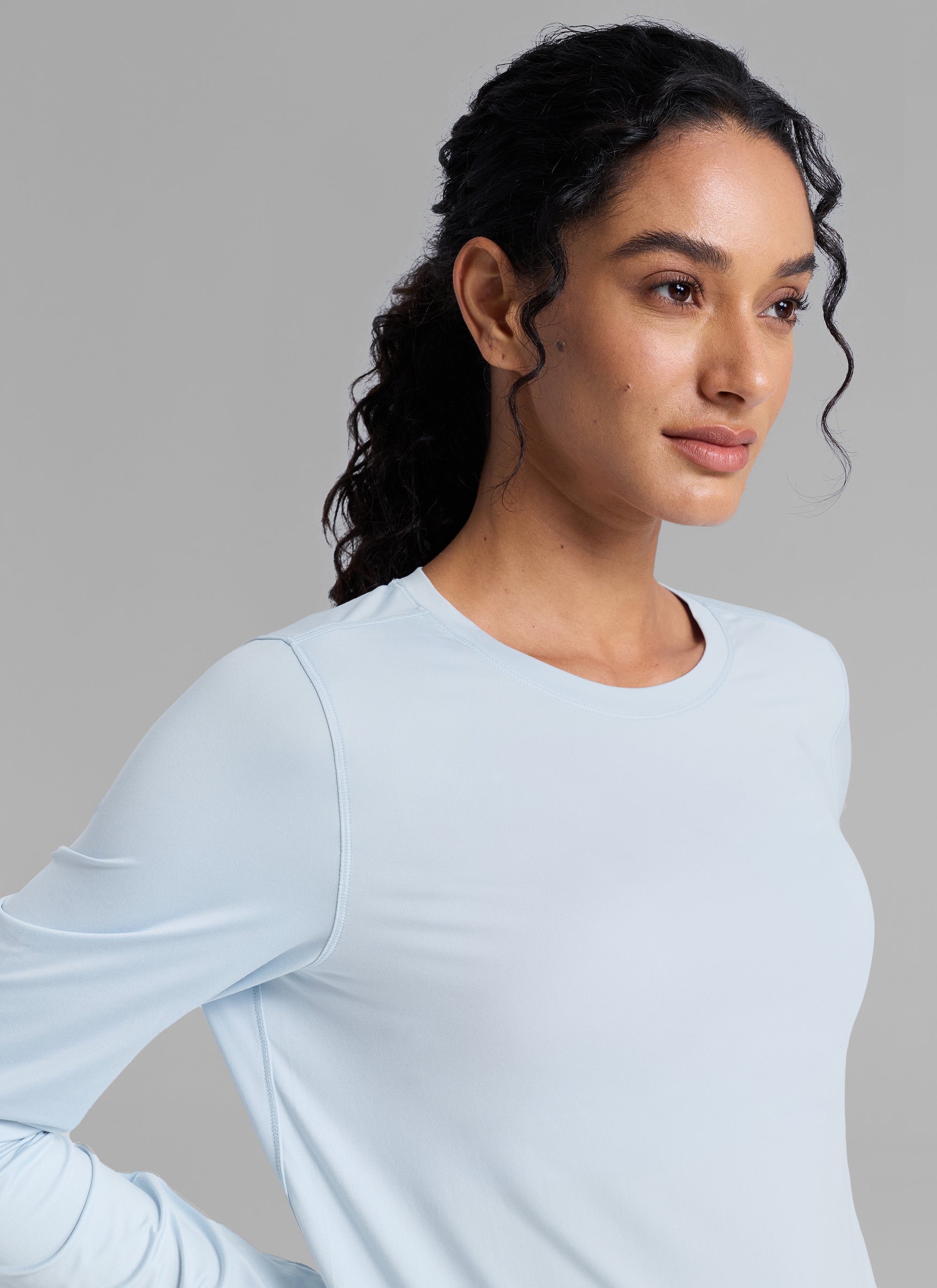 Men's Lightweight Polyester Long Sleeve Shirt | Breathable UPF 50+ Running Top 3