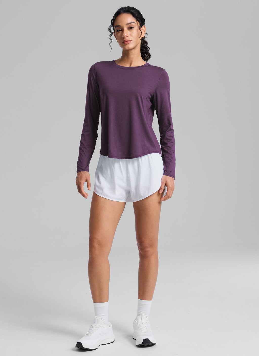 Men's Lightweight Polyester Long Sleeve Shirt | Breathable UPF 50+ Running Top 7