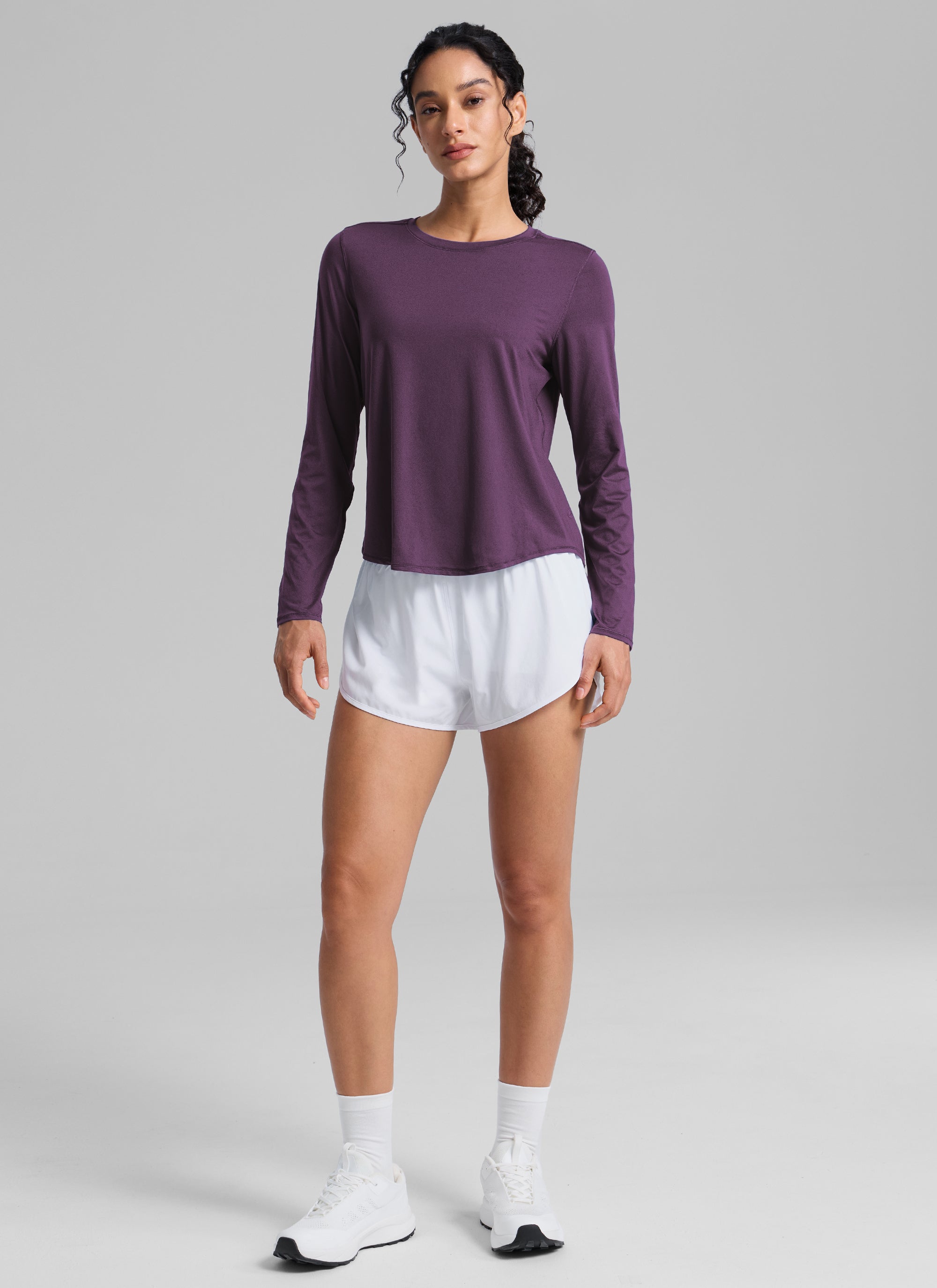 Men's Lightweight Polyester Long Sleeve Shirt | Breathable UPF 50+ Running Top 7