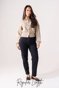 Women's Black Wash Denim Mom Jeans | High-Waisted Stylish Casual Pants 0