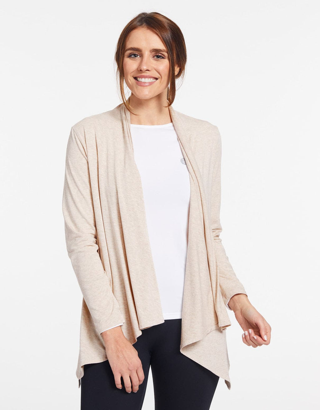 Women's Breathable Cotton-Bamboo Shawl Wrap | Elegant Sun Cover-Up with UPF 50+ Protection 0