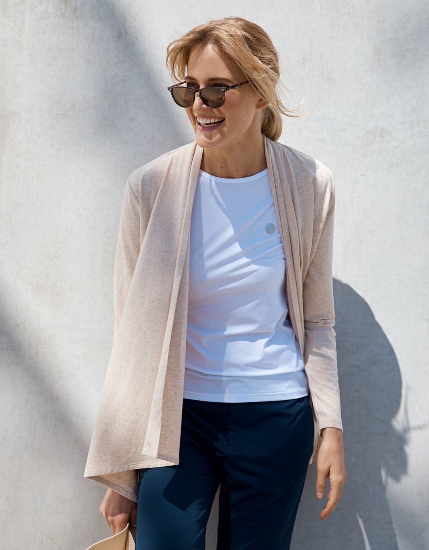 Women's Breathable Cotton-Bamboo Shawl Wrap | Elegant Sun Cover-Up with UPF 50+ Protection 3