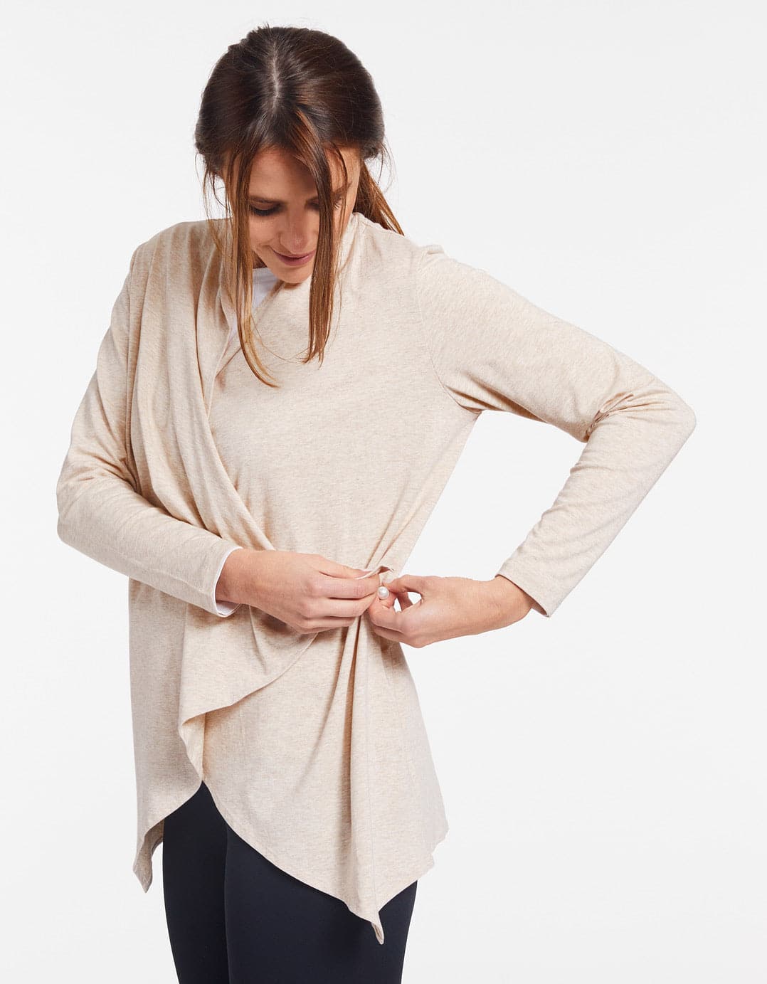 Women's Breathable Cotton-Bamboo Shawl Wrap | Elegant Sun Cover-Up with UPF 50+ Protection 4