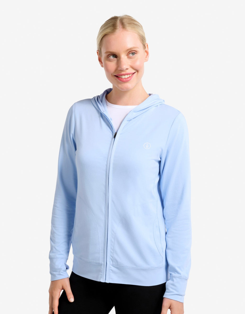 Women's Lightweight Natural Fiber Hooded Top | Stylish Breathable Sun Protection Top 4