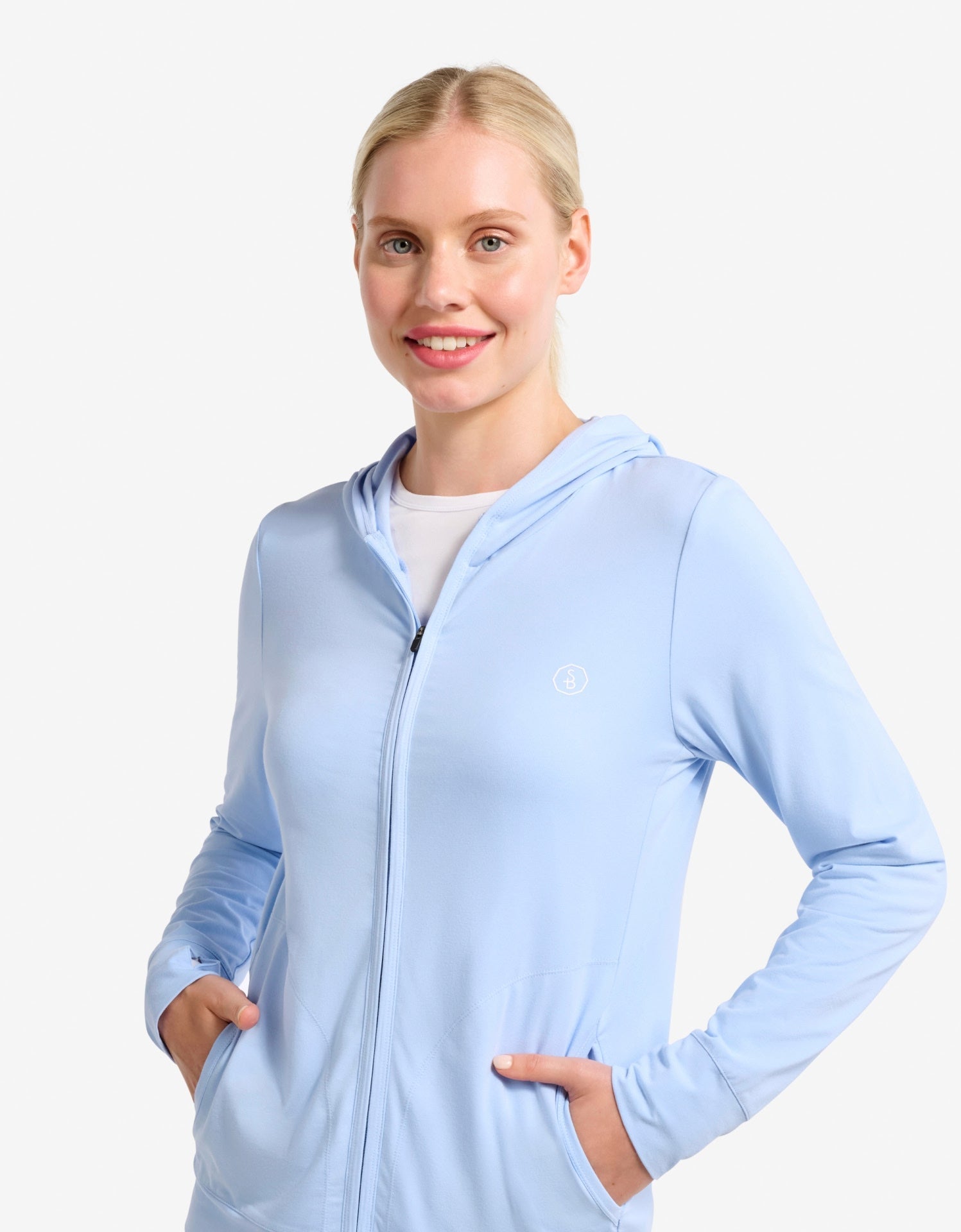 Women's Lightweight Natural Fiber Hooded Top | Stylish Breathable Sun Protection Top 5