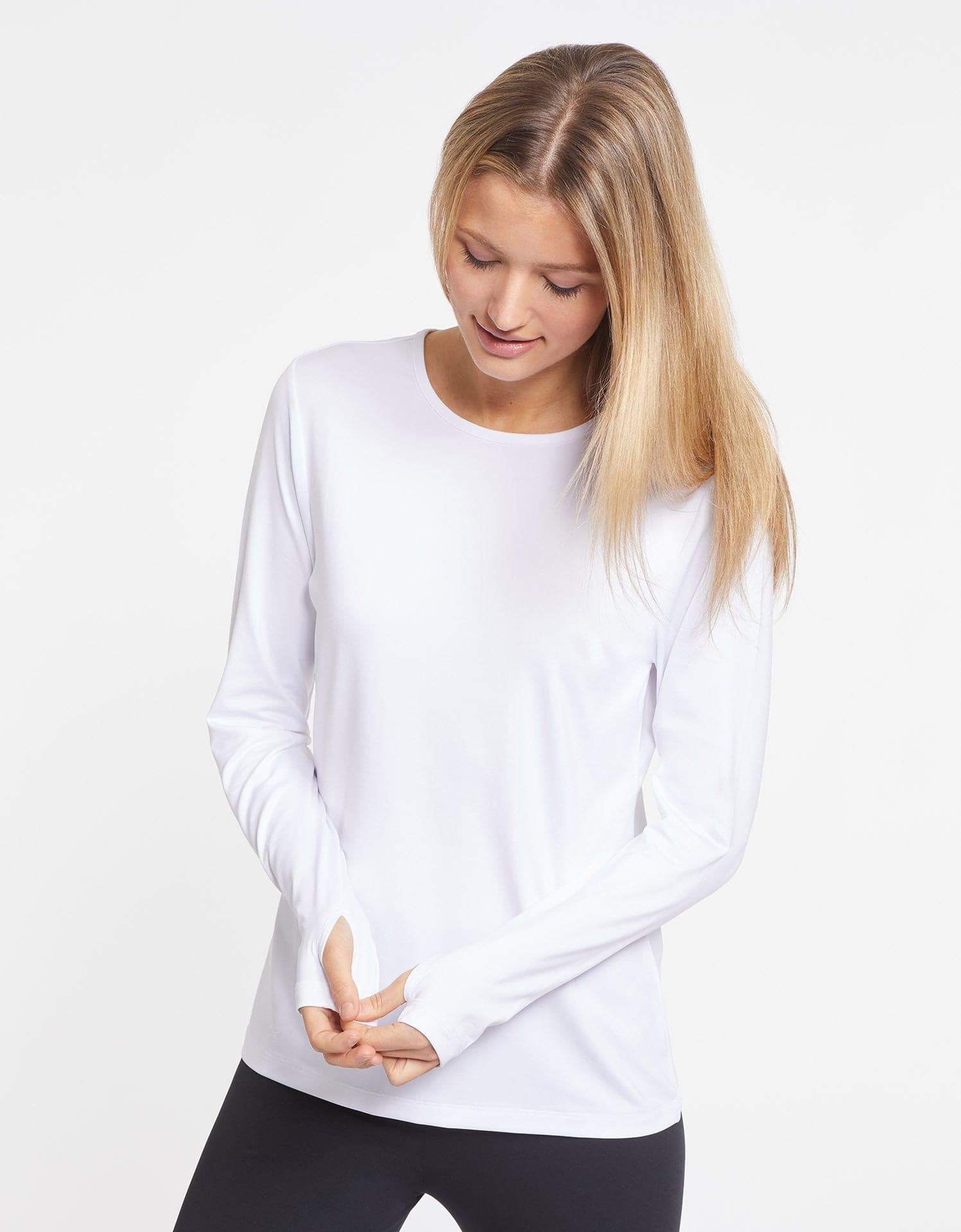 Women's Lightweight UPF 50+ Long Sleeve T-Shirt | Breathable Athletic Top for Outdoor Activities 5