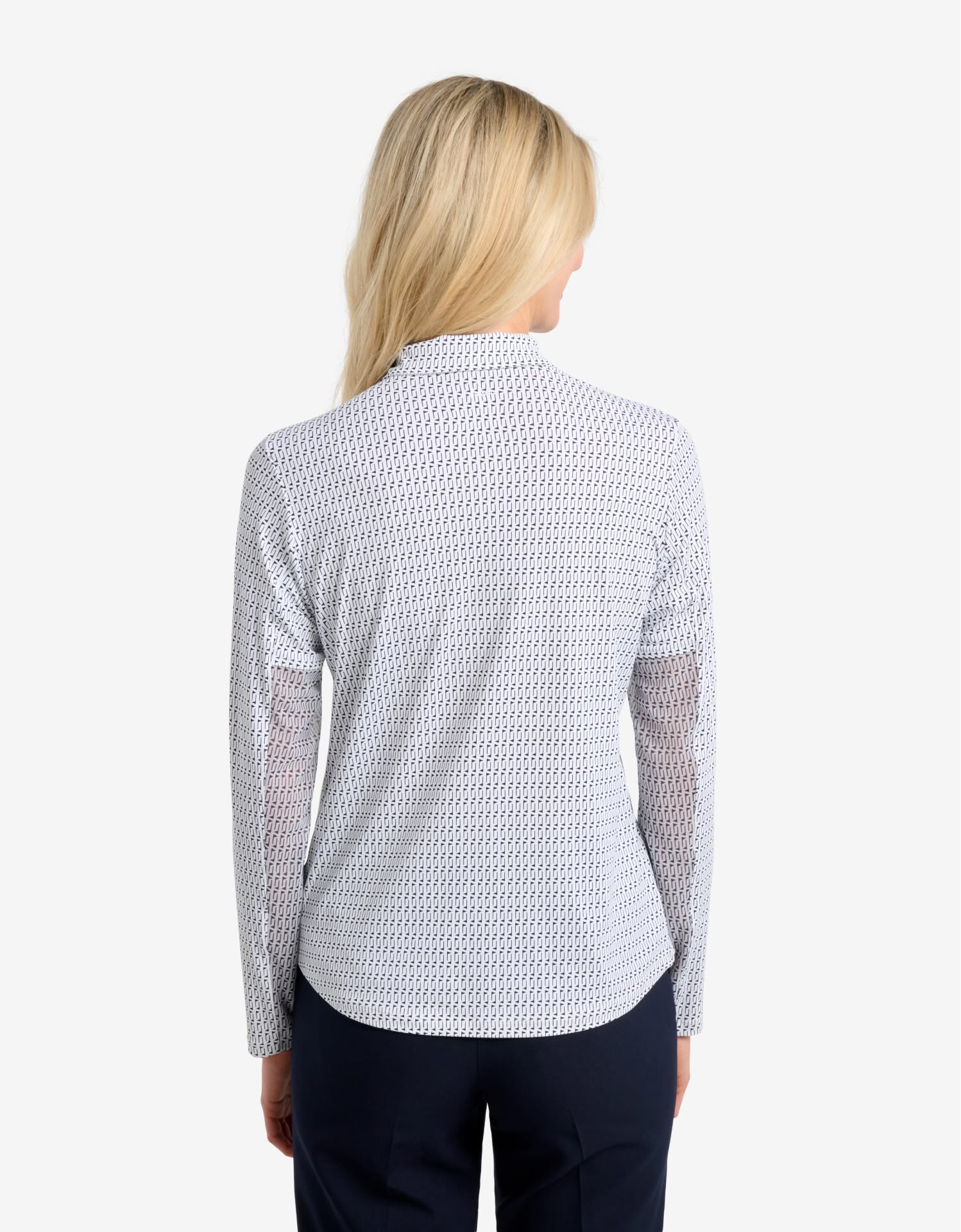 Women's Lightweight UPF 50+ Zip Polo Shirt | Relaxed Fit Breathable Golf Shirt 5