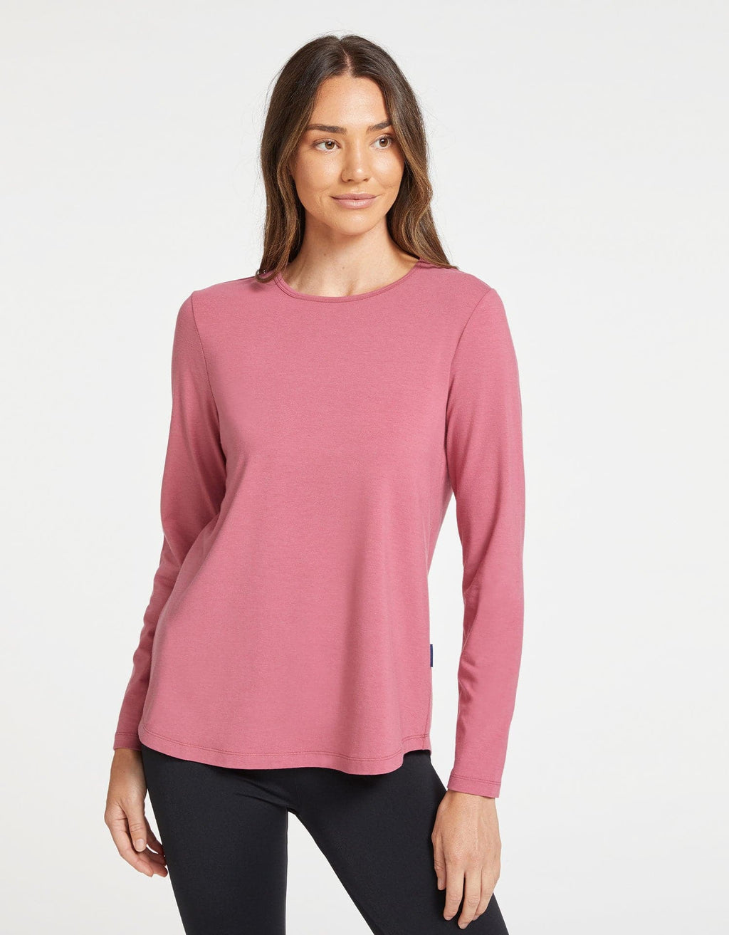 Women's Natural Fiber Long Sleeve Swing Top | Comfortable Flattering Sun Protective Shirt 0