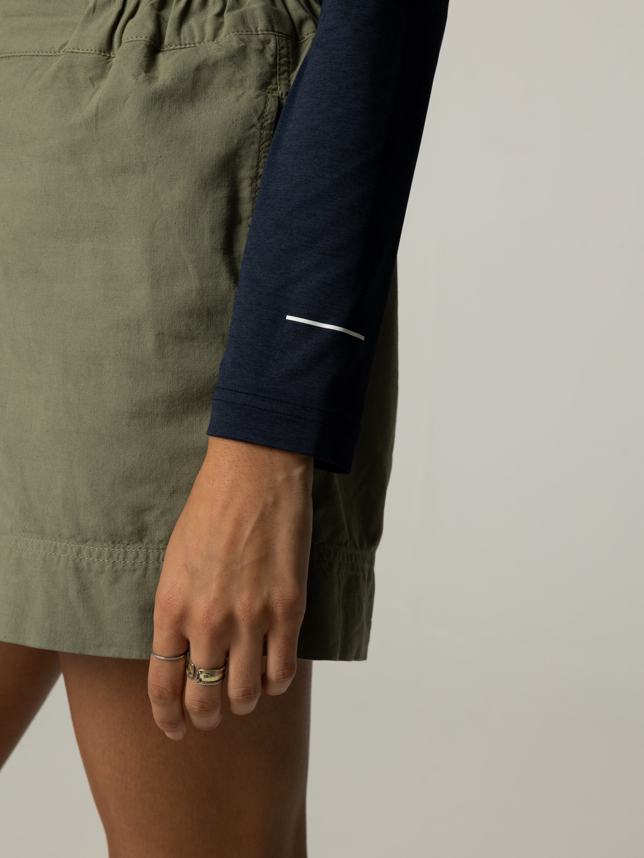 Women's Recycled Polyester Long Sleeve T-Shirt | Cool Relaxed Sun Protection Top 2