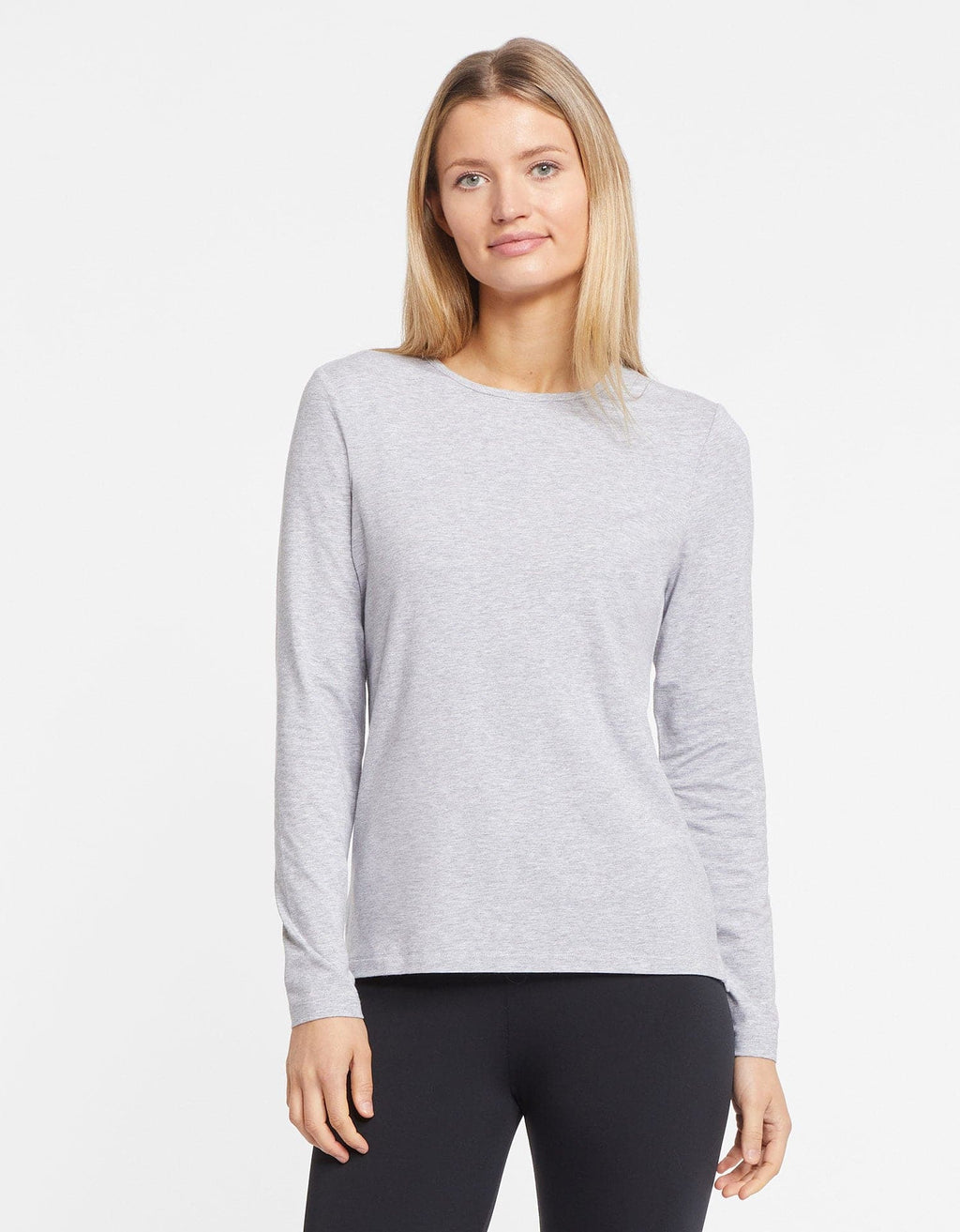 Women's Soft Cotton-Bamboo Long Sleeve T-Shirt | Comfortable Sun Protection Top 0