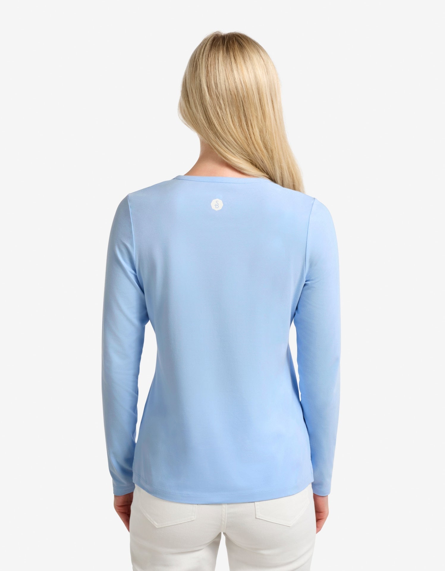 Women's Soft Cotton-Bamboo Long Sleeve T-Shirt | Comfortable Sun Protection Top 8