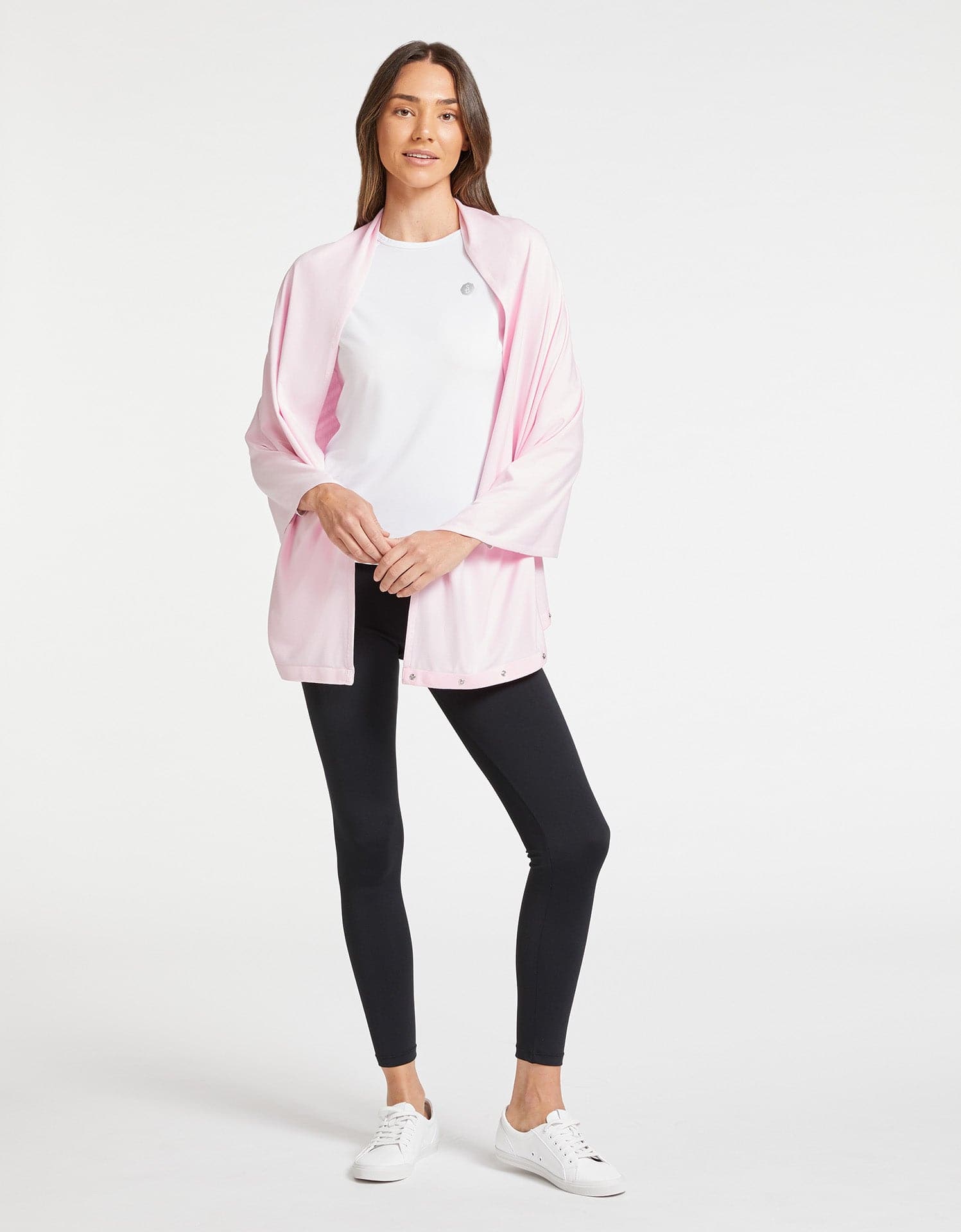 Women's Soft Cotton-Bamboo Sun Shawl | Lightweight Stylish UPF 50+ Sun Protection Accessory 1