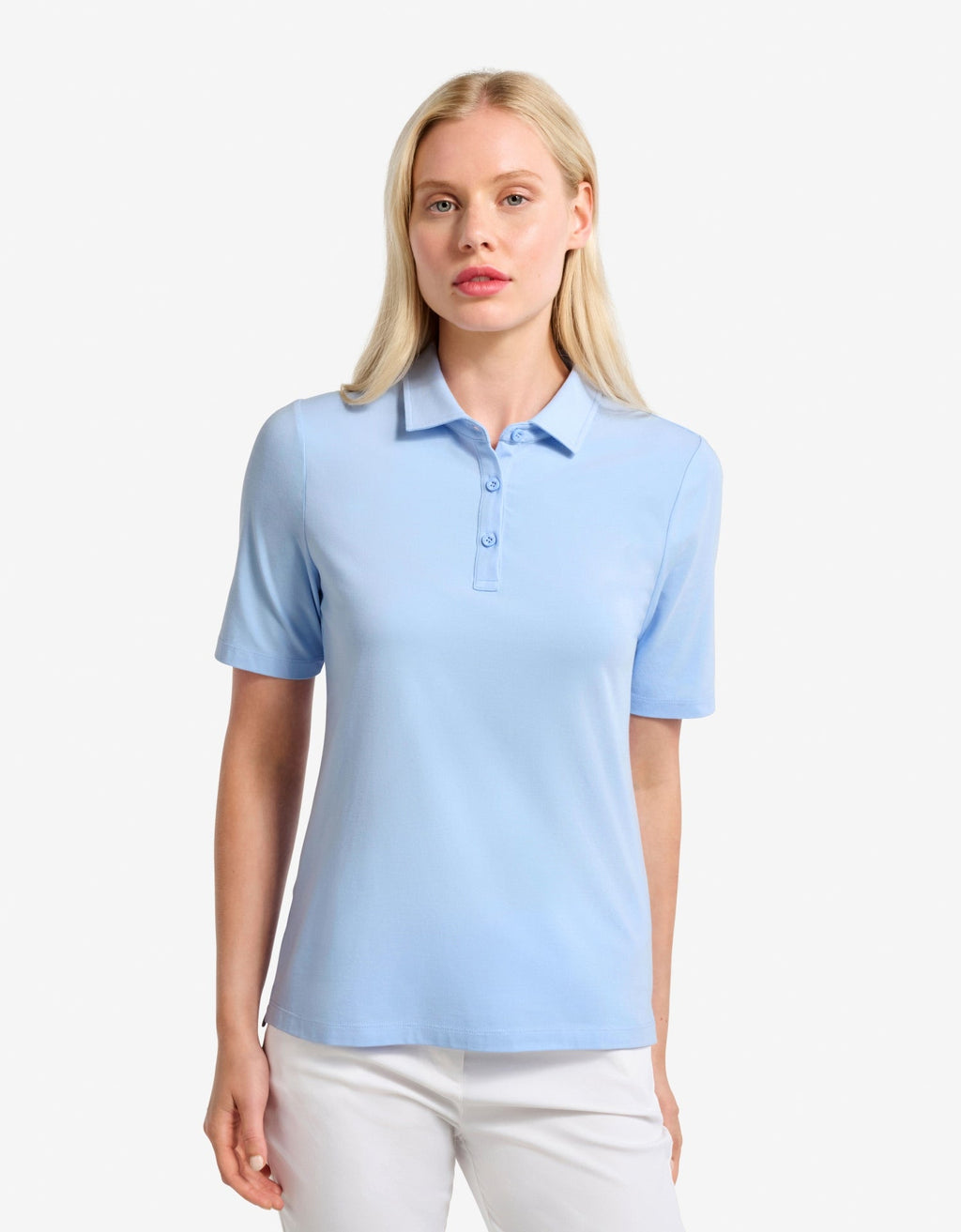 Women's Soft Cotton Short Sleeve Polo Shirt | Comfortable UPF 50+ Sun Protection Top 6