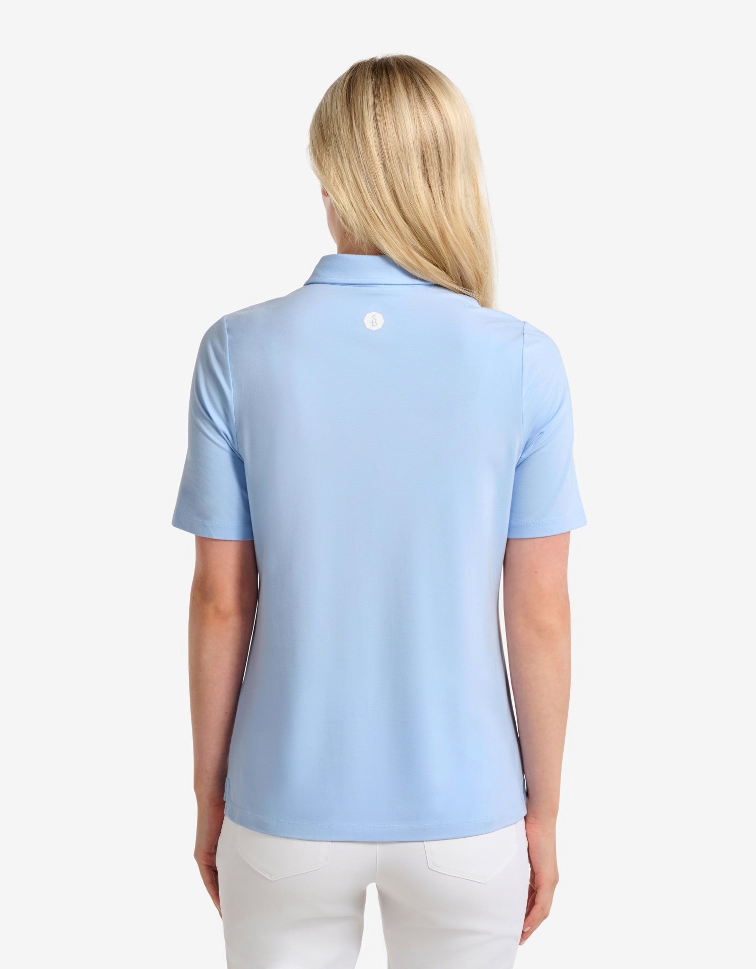 Women's Soft Cotton Short Sleeve Polo Shirt | Comfortable UPF 50+ Sun Protection Top 7