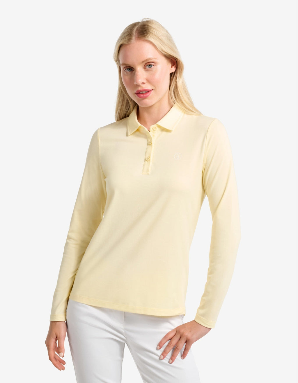Women's Soft Natural Fiber Long Sleeve Polo Shirt | Comfortable Breathable Sun Protection Top 0