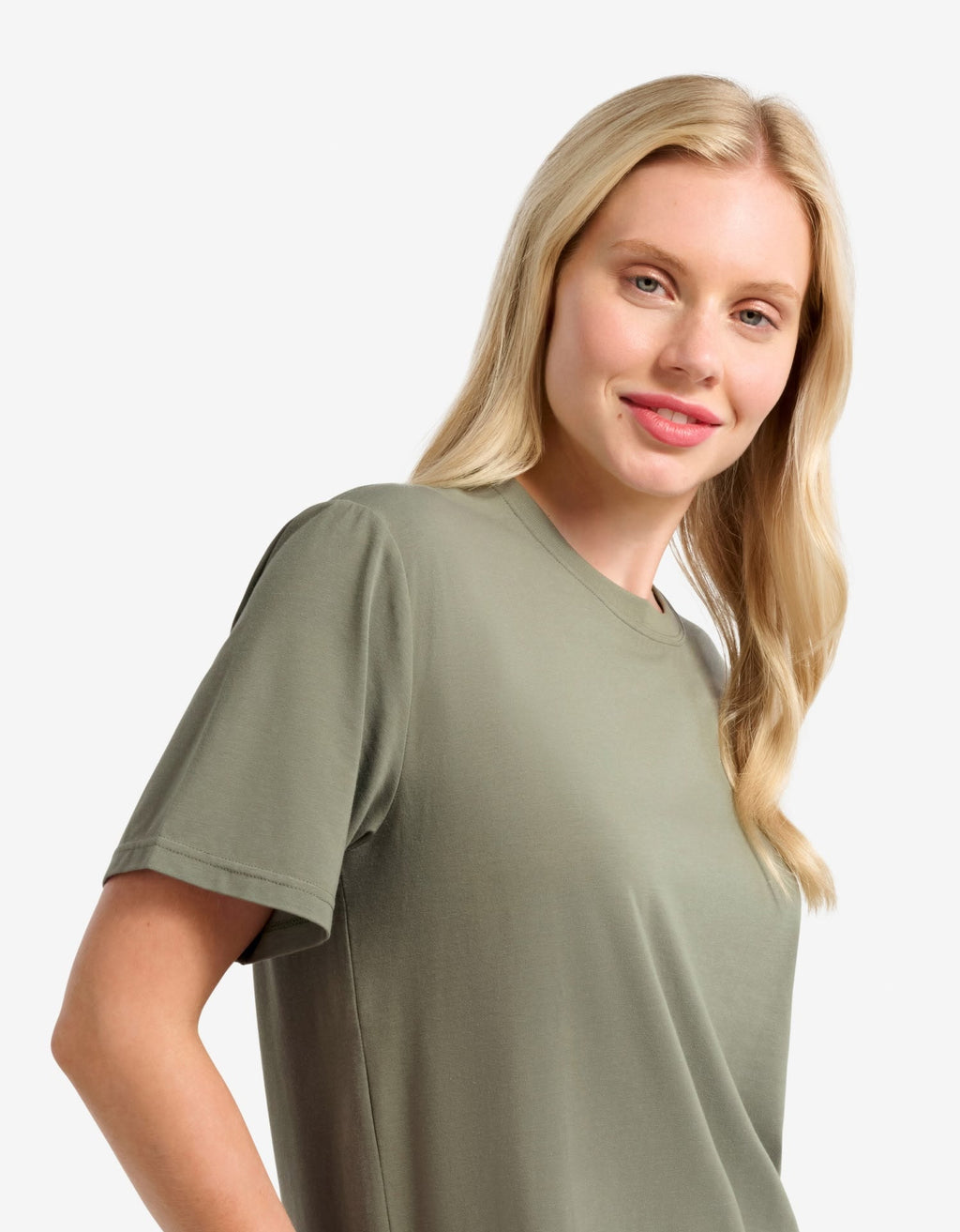 Women's Soft Natural Fibre T-Shirt | Relaxed Fit Lightweight Sun Protection Top 8