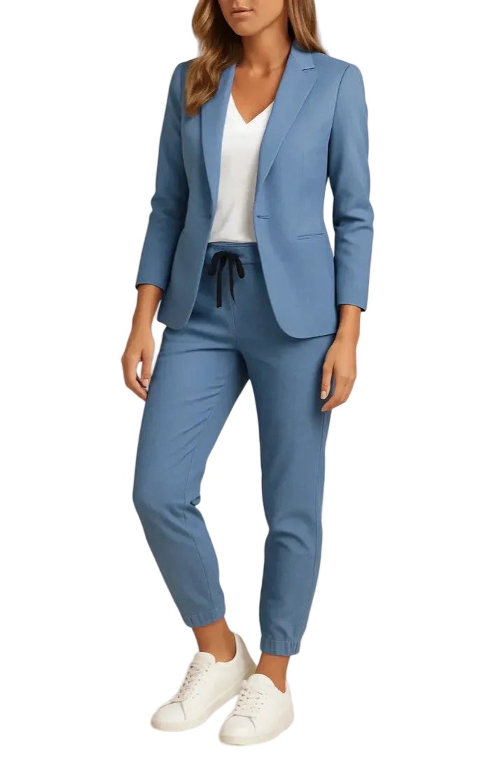 Women's Tailored Blazer And Pants Set | Stylish Chic Pant Suits For Women 0