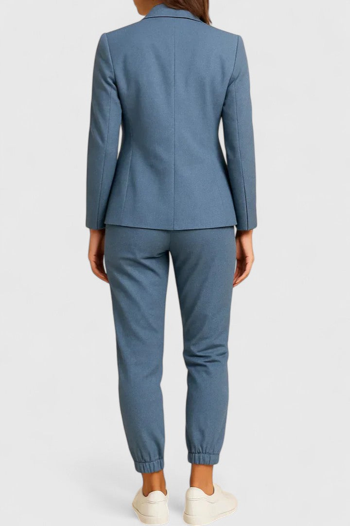 Women's Tailored Blazer And Pants Set | Stylish Chic Pant Suits For Women 1