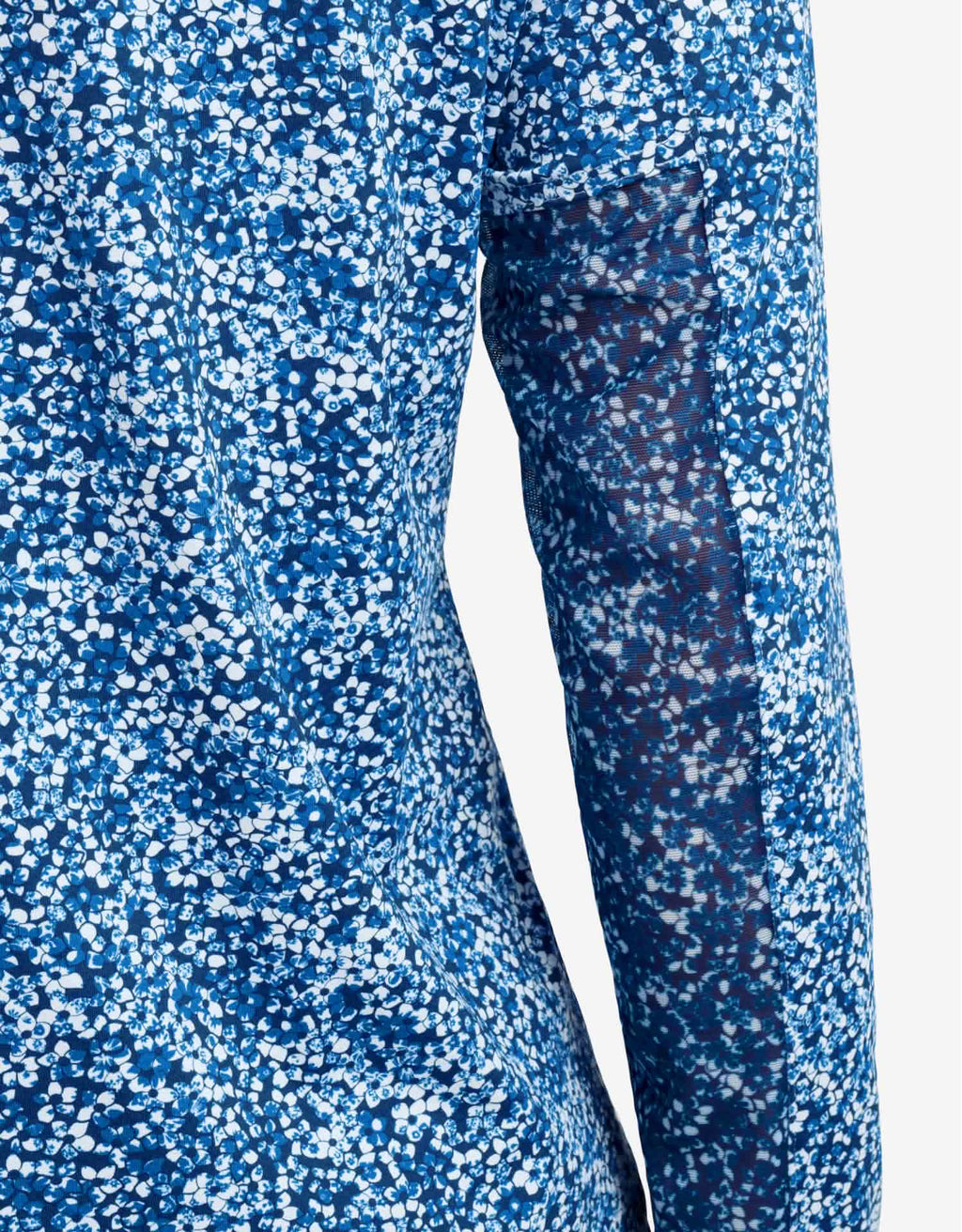 Women's UPF 50+ Floral Zip Polo Shirt | Relaxed Fit Lightweight Sun Protection 6