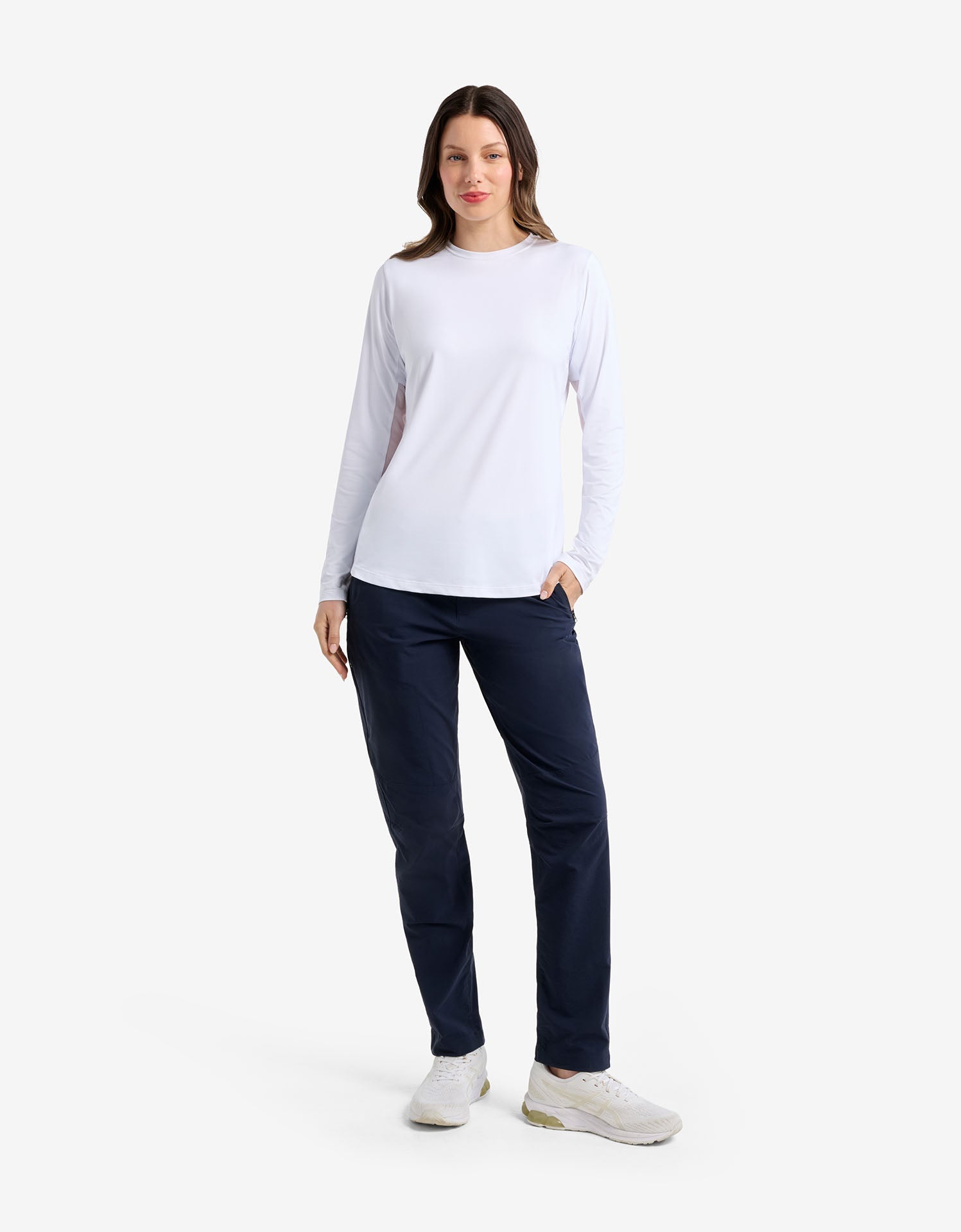 Women's UPF 50+ Mesh Long Sleeve T-Shirt | Comfortable Outdoor Activewear Top 1