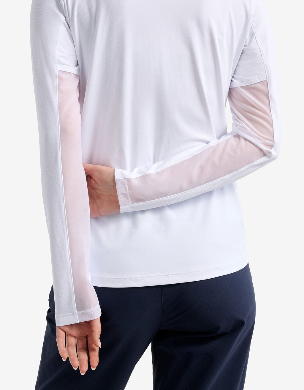 Women's UPF 50+ Mesh Long Sleeve T-Shirt | Comfortable Outdoor Activewear Top 3